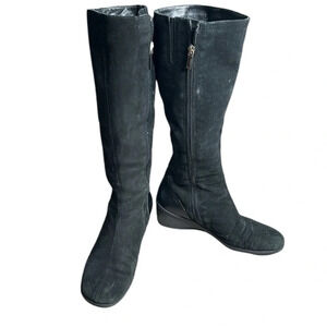 Aquatalia boots,women 8.5,tall ,vtg,winter,fall riding boots,lined,some wear